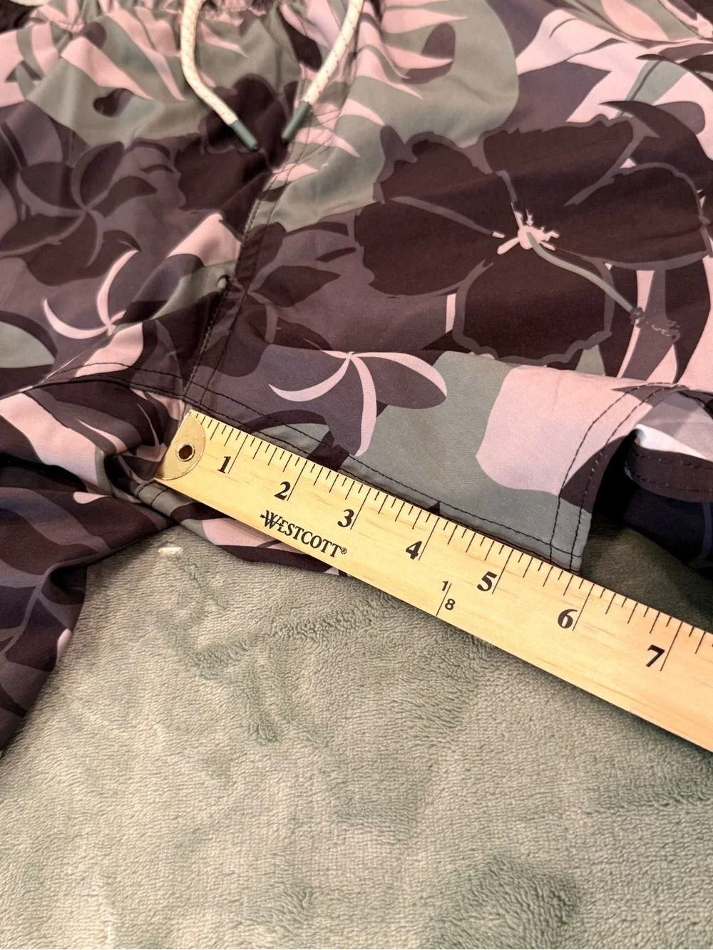 Laguna Swim Men’s Small Floral Swim Trunks 6” Inseam UPF 50+ NWT